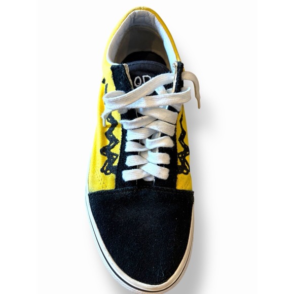 VANS x Peanuts Old Skool Charlie Brown Vans x Peanuts 2017 Yellow Black US Sz 7 - Picture 6 of 11